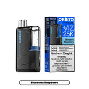 BLUEBERRY RASPBERRY ORBITO VIZ 25K DISPOSABLE VAPE